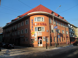 Готель "Європа" взимку