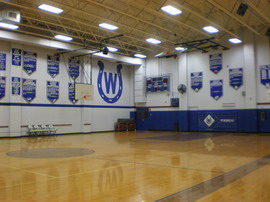 Спортзал, школа Спортзал, школа