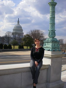 Вашингтон, вид на Капитолий Вашингтон, вид на Капитолий